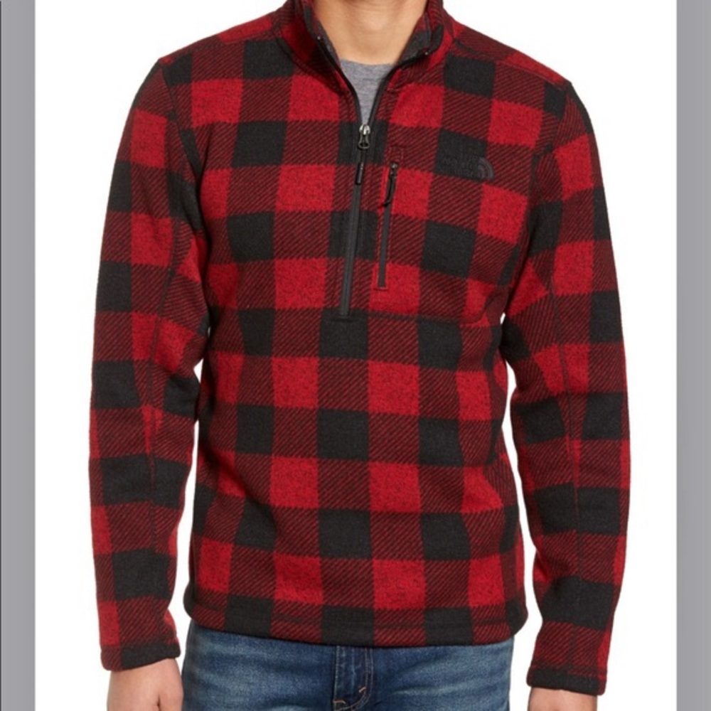 NORTH FACE Men's Buffalo Plaid Pullover Fleece